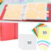 111PCS/Sets 6"x6" Cookie Stencil Storage Binder, Die Cuts and Stamps