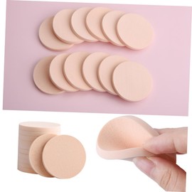 FOMIYES 3sets Makeup Accessories Round Powder Puff Wet/dry Use Comfortable for Liquid Foundations 12ps/bag Foundation Sponge 24pcs*3
