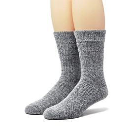 WARRIOR ALPACA SOCKS - Unisex Toasty Toes Ultimate Alpaca Socks For Men And Women (Medium - Grey Heather)