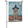 Primitives by Kathy Witch Dog Garden Flag