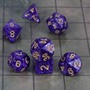 CiaraQ DND Polyhedral Dice Set with Dice Bag for Dungeons