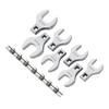 Titan 17671 7-Piece 1/2-Inch Drive SAE Jumbo Crowfoot Wrench Set