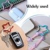 10 Pcs Star Carabiner 1.77inch, Aluminum Alloy Star Keychain Clasp,