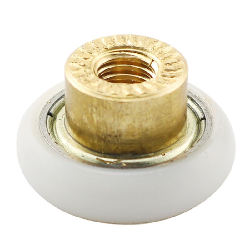 BLLNDX 8PCS Shower Room Rollers Wheel Diameter 20mm with 1