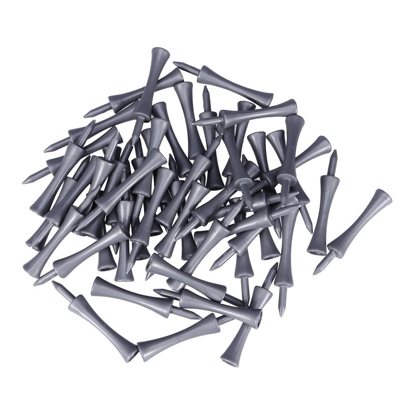 FAVOMOTO 50pcs 70mm Large Castle Golf Tees Plastic Castle Golf