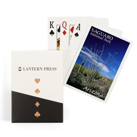 Lantern Press Saguaro National Park, Arizona, Cactus and Plants (52 Playing Cards, Poker Size Card Deck with Jokers)
