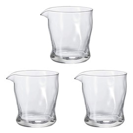 Aderia B-2889 Sake Bottle, Katakuchi Teneri Fluid, 9.5 fl oz (280 ml), 3 Pieces (Soft Texture/Easy to Hold), Made in Japan