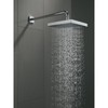 Delta Brushed Nickel Rain Shower Head, 8 Inch Square Shower