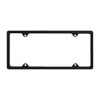 CLA Plain Slim Metal License Plate Frame - Black