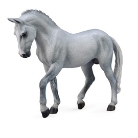 Collect A Horse Life Trakehner Grey Stallion Toy Figure