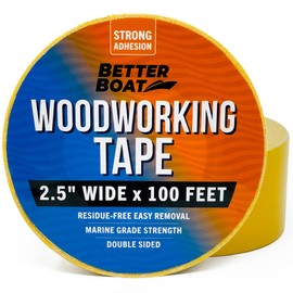 Double Sided Tape Woodworking Tape for Woodworking Tools Two Sided Tape Heavy Duty CNC and Acrylic Router Templates for Woodworking 2 Sided Tape Wood Working Tools Marine Grade Removable 2.5" x 100FT