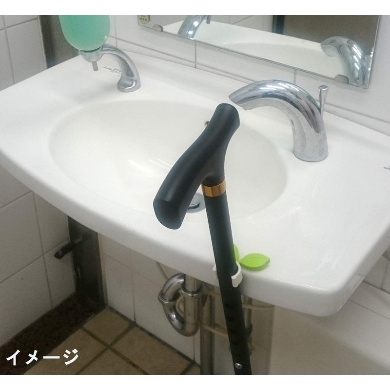 Sansei Stick Holder, Cane Sander, Leaf, Green