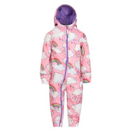 Mountain Warehouse Puddle Kids Waterproof Rain Suit Rainbow 12-18 Months