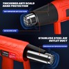 Heat Gun, 2000W Heavy Duty Hot Air Gun Kit 300℃~600℃