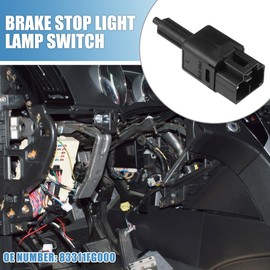A ABSOPRO Brake Stop Light Lamp Switch No.83311FG000 Brake Pedal Control Switch for Subaru WRX 2008-2015 Plastic Black