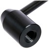 HALDER 24430.0032 Tension Lever with Internal Thread, Black, d1=22 mm