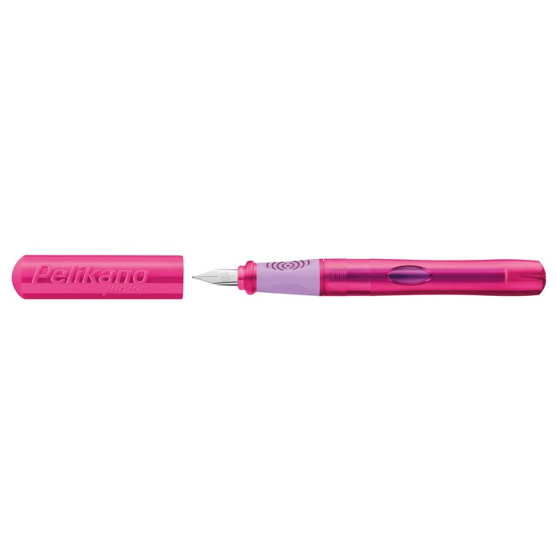 Pelikan Pelikano Junior 824828 Fountain Pen for Right-Handed Users, Pink,