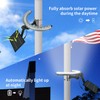 Flag Pole Light Solar Powered, 16 Super-Bright LEDs Flagpole Light,