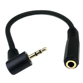 Audio Converter Cable (3.5 mm Stereo to 2.5 mm Stereo), 0.1 m