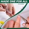 OCBA 3.5" Cuticle Nail Scissor Professional Stainless Steel Curved Blade