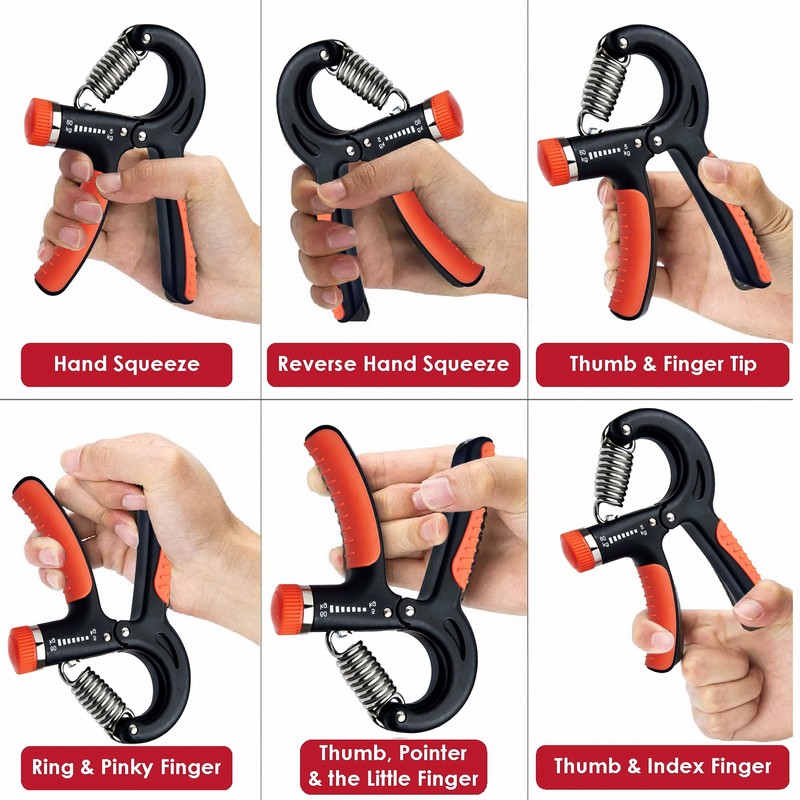 Fk Sports Forearm & Hand Grip Strengthener With Adjustable Resistance