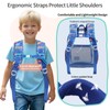 BrainyBees Clear Backpack for Boys - 15 Inch Heavy Duty