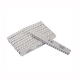 ANCLLO Nail File Set, Professional Nail File Block Natural Manicure Nail Buffer Washable Double Sided Grit 10 Pieces