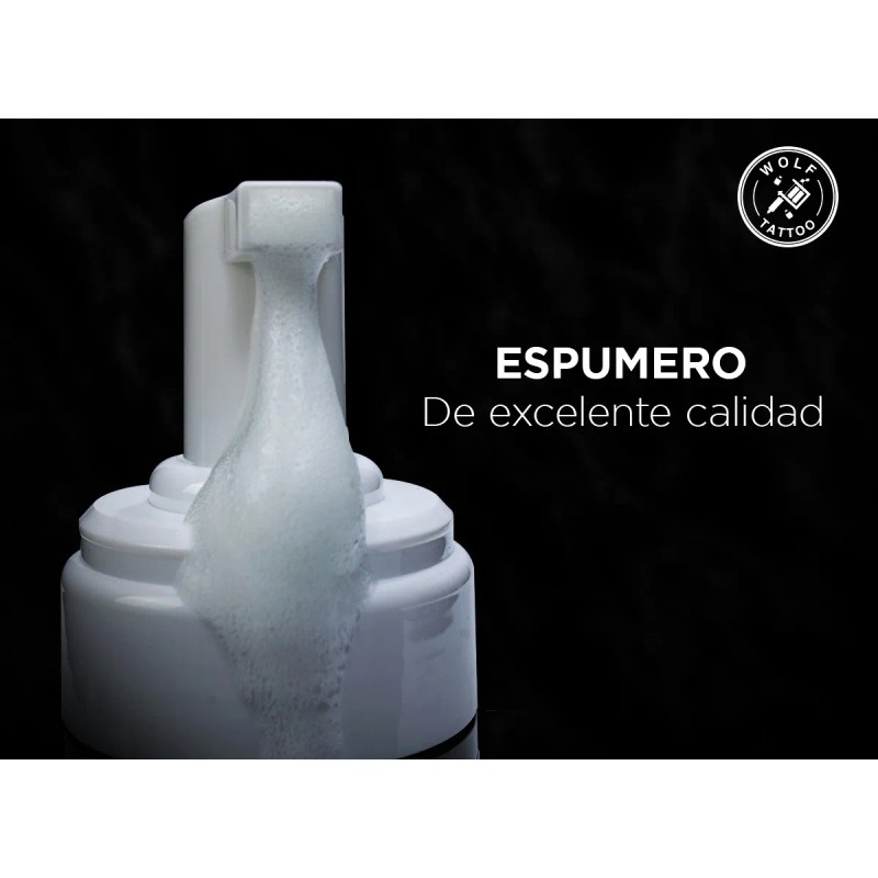 Espuma Limpiadora Wolf Tattoo Para Tatuaje 120ml