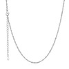 Suplight 925 Silver Chain Necklace, Men's, Women's, Popular, Thin, Chain