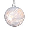 Hanging Glass Friendship Ball 10cm diameter , Diamond