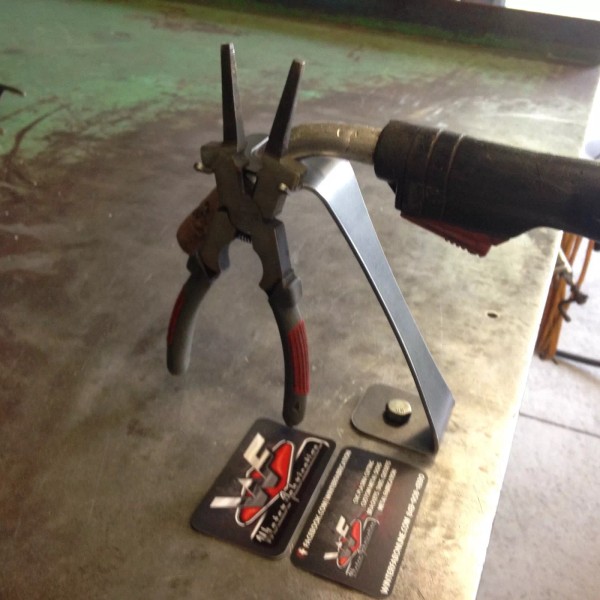 WinterFab MIG Torch Stand w/ Built In Welding Pliers Holder