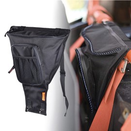 Goldfire RZR XP Accessories,1680D UTV Center Seat Tool Bag RZR Between Seat Storage Shoulder Bag Compatible with Polaris Razor 570 800 S 900 1000 XP (Black Style)