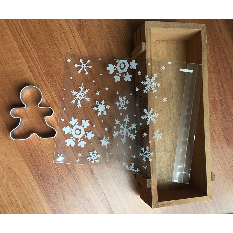 Bilipala Resealable Cellophane Plastic Cookie Bakery Candy Treat Gift Bags,