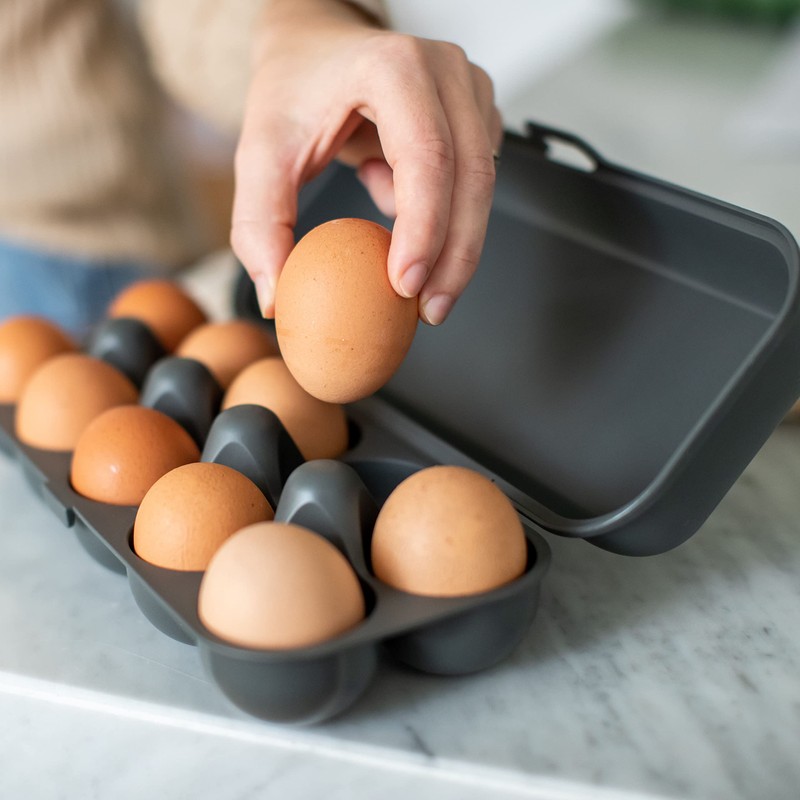 Koziol EGGS TO GO Egg Box, 10 Eggs, Storage Box