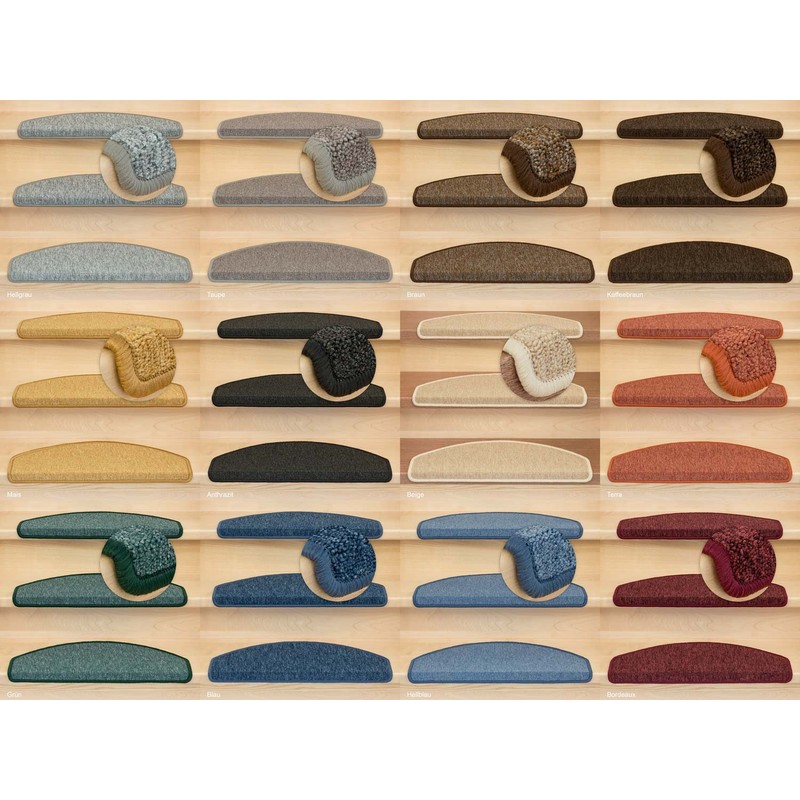 Kettelservice-Metzker Rambo Stair Mats Set of 15 17 Colours (A-Light