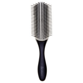 Denman Brushes Classic Noir Large Styling Brush D4N 9 Row - White & Black