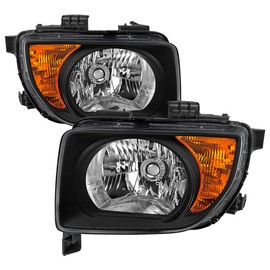 Spec-D Tuning Black Headlights Compatible with 2003-2008 Honda Element