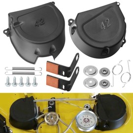 GY21084C GY21773 LH/RH Shield with Screws & GY21943B GY21943A Brake Pad Kit for John D-eere D100, D105, D110, D120, D125, D130 Series Tractors