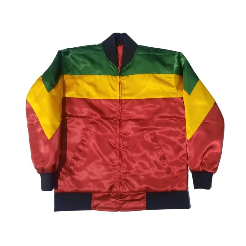 My Party Shirt Rasta Flag Jacket - Mens Small