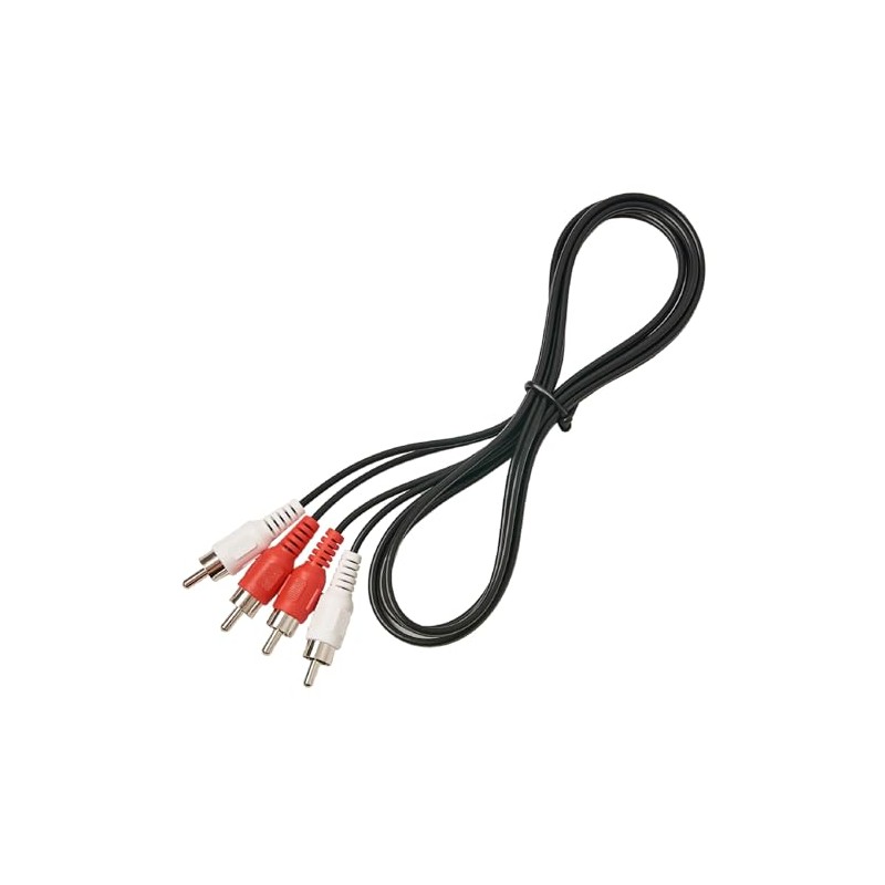 ZZJMCH RCA Stereo Audio Cable, 2-RCA Male to 2-RCA Male
