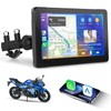 Podofo Wireless Carplay Screen 7 Inch for Motorcycle Portable CarPlay