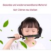 TOTKEN Chopsticks, 5 Pairs Reusable Black Dishwasher Safe Non-Slip Chopsticks