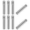 sourcing map 8Pcs M6 x 40mm Slotted Cylindrical Pin 304