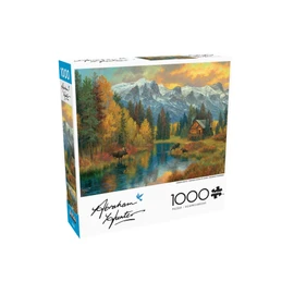 Buffalo Games - Abraham Hunter - Canadian Rockies - 1000 Piece Jigsaw Puzzle for Adults -Challenging Puzzle Perfect for Game Nights - Finished Size is