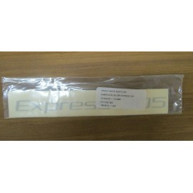 GRADY WHITE 305 EXPRESS SILVER NAMEPLATE DECAL SET 7-1/2" x 1/2" #10-0985