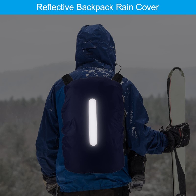PATIKIL Pack of 1 Backpack Rain Cover (40-50L) Waterproof Rain
