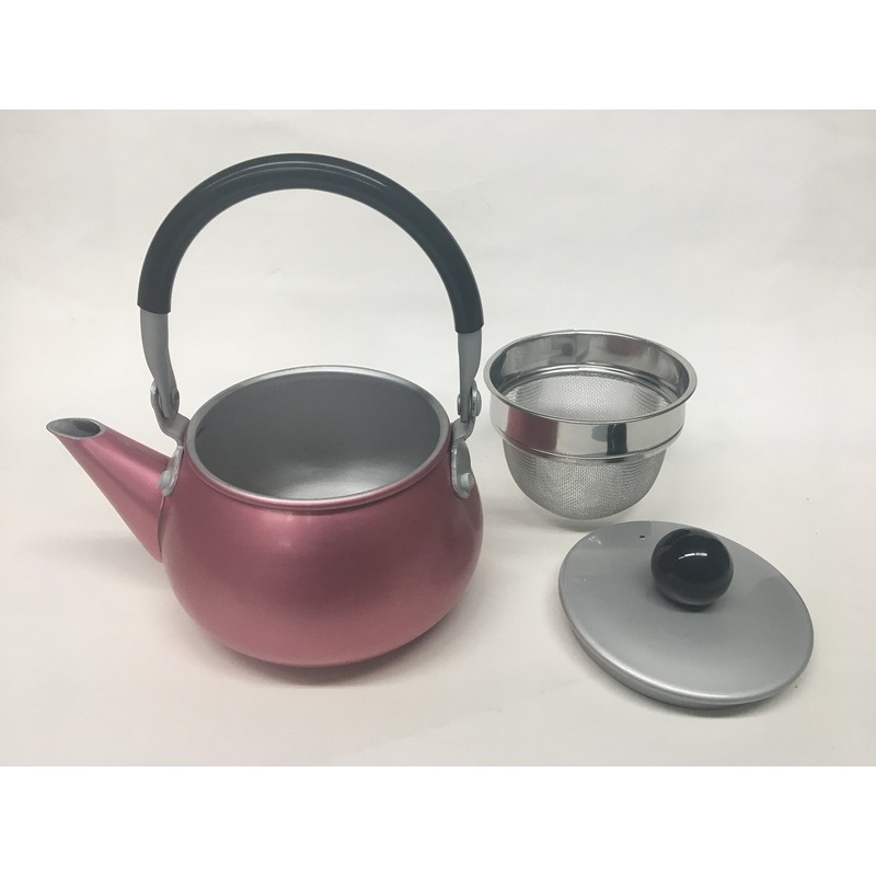Maekawa Metal Rainbow Teapot, Pink