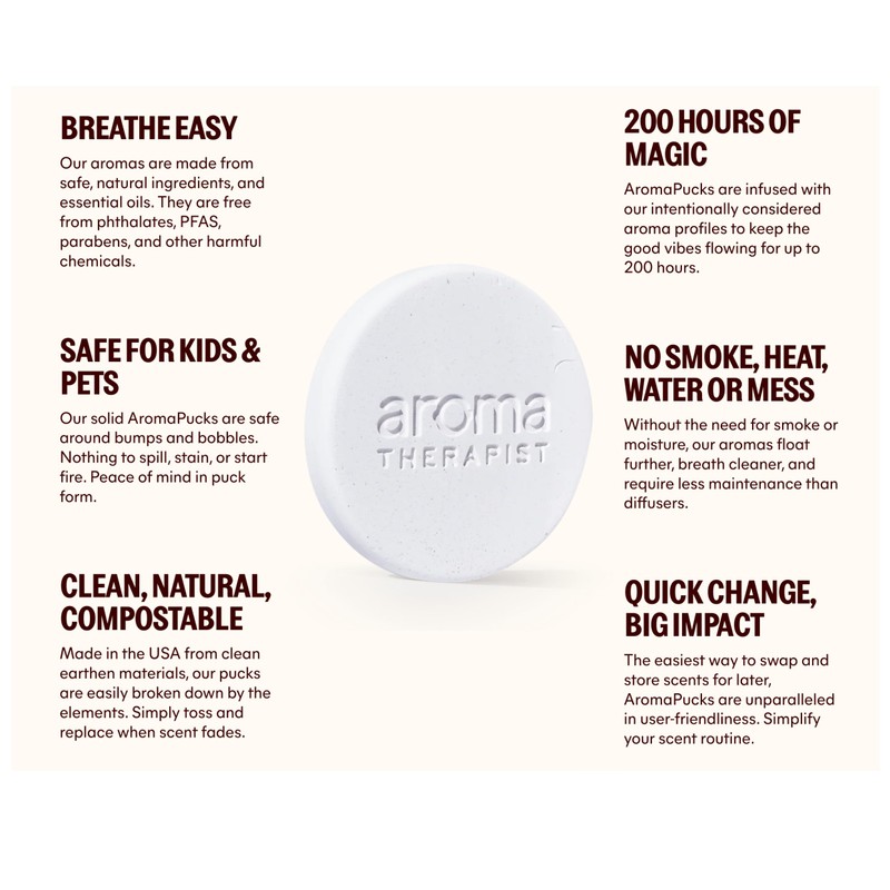 Refresh AromaPuck 3-Pack Bundle (Coconut Float, Sea Salt Sage, and