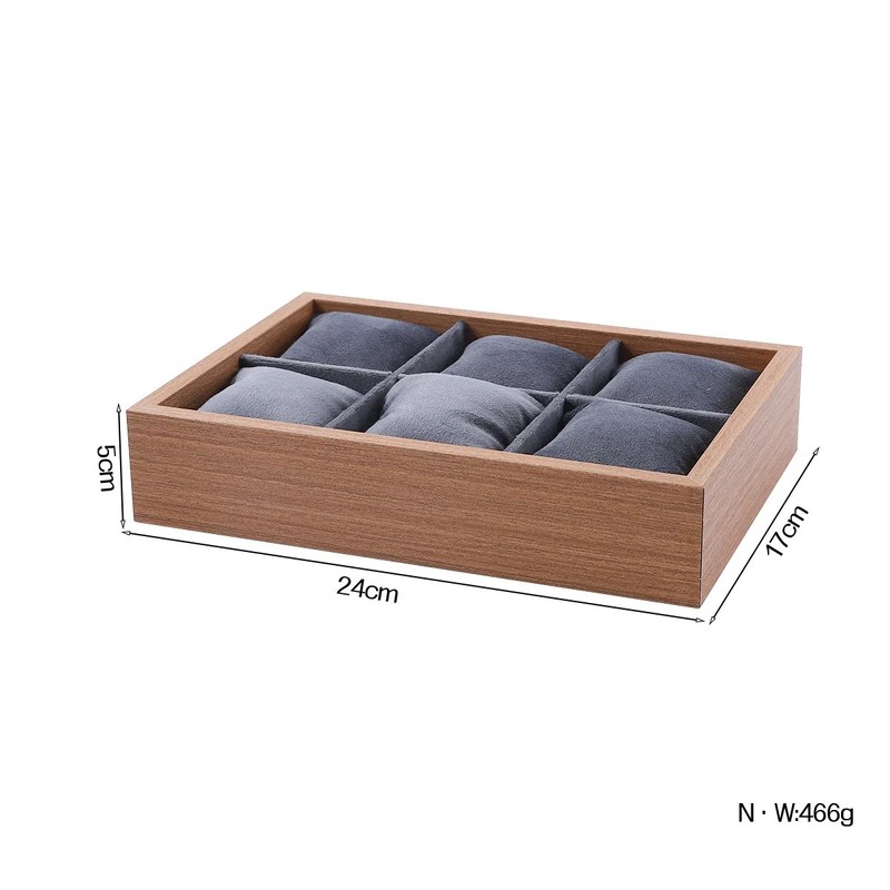 Vellure Jewelry Organizer Drawer – Wooden Velvet Tray for Bracelets