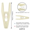 Andiker 20 Pack Velvet Hanger Clips Set, Finger Pants Clips